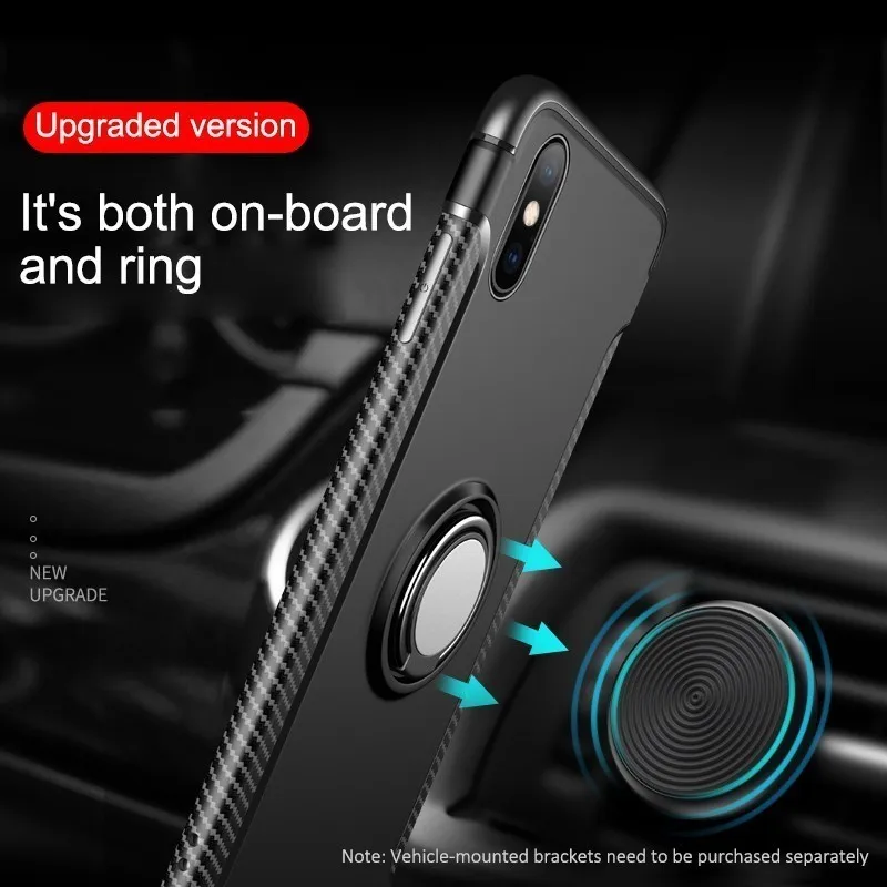 Роскошный чехол для Iphone 7 XR X XS MAX телефона 6 6s 8 Plus встроенный магнитный мягкий