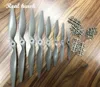 2pcs 4.75x4.75/5x5/6x4/7x5/8x4/8x6/9x4.5/9x6/10x5/10x7/11x5.5/11x7 Nylon glass fiber electric propeller RC Model Replace APC 1