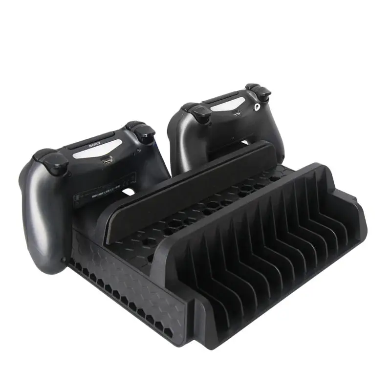 

Oivo For Ps4 Slim Pro Multi In One Fan Base Bracket Handle Holder For Controller Charging Station Heat Dissipation Fan Stack