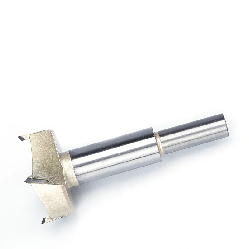 Shina 1PC 12mm-80mm Forstner Tips Woodworking Tools Hole Saw Cutter Hinge Boring Drill Bits Round Shank Tungsten Carbide Cutter