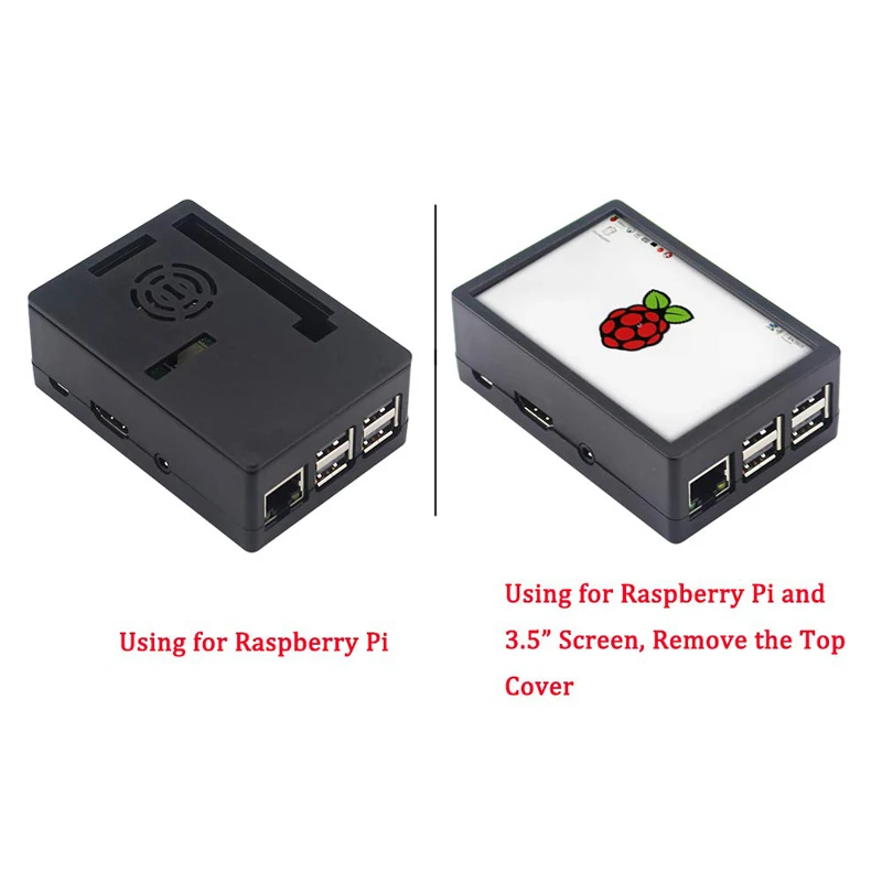 Для Raspberry Pi 3 5 дюйма сенсорный экран + чехол ABS вентилятор радиатор для 3B +/ 3/RPI
