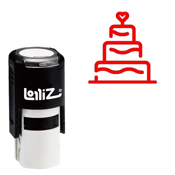 

LolliZ Cake Self-Inking Rubber Stamp - Modern Symbol Series
