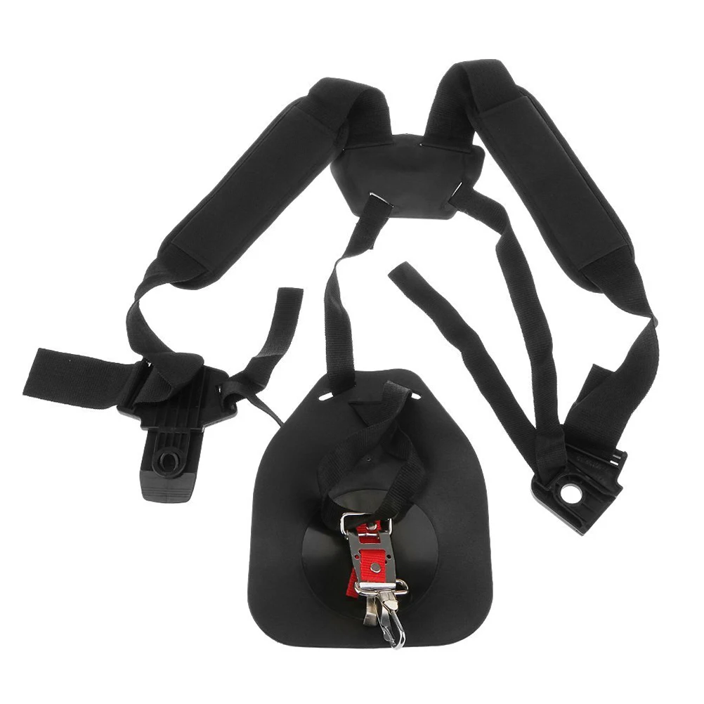 Strimmer Double Shoulder Harness Strap Padded Belt For Brush Cutter Trimmer Gardden Pruner