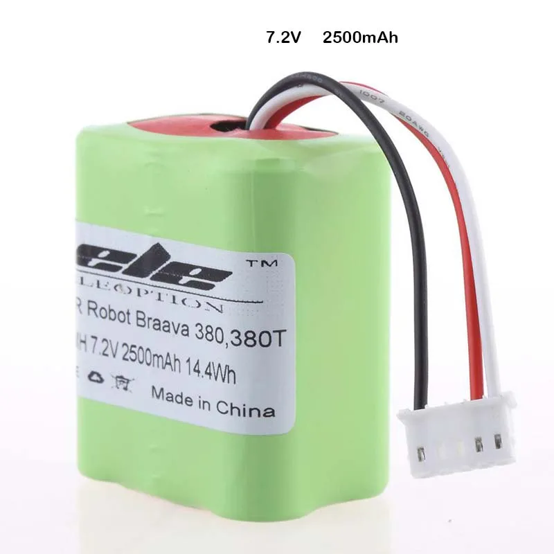 Ceny Eleoption wysokiej jakości nowa wymienna bateria próżniowa 7.2V 2500mAh do IRobot Roomba Braava 380 i 380T