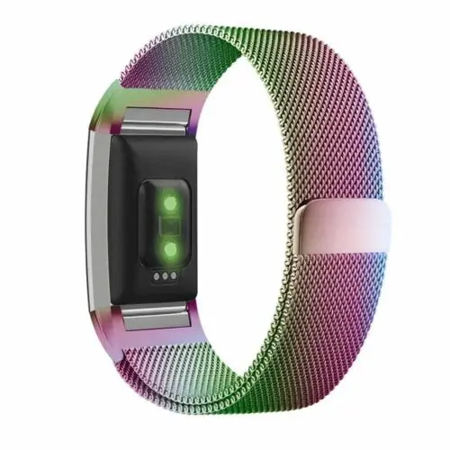 Металлический браслет для FitBit Charge 2 из нержавеющей Миланской магнитной