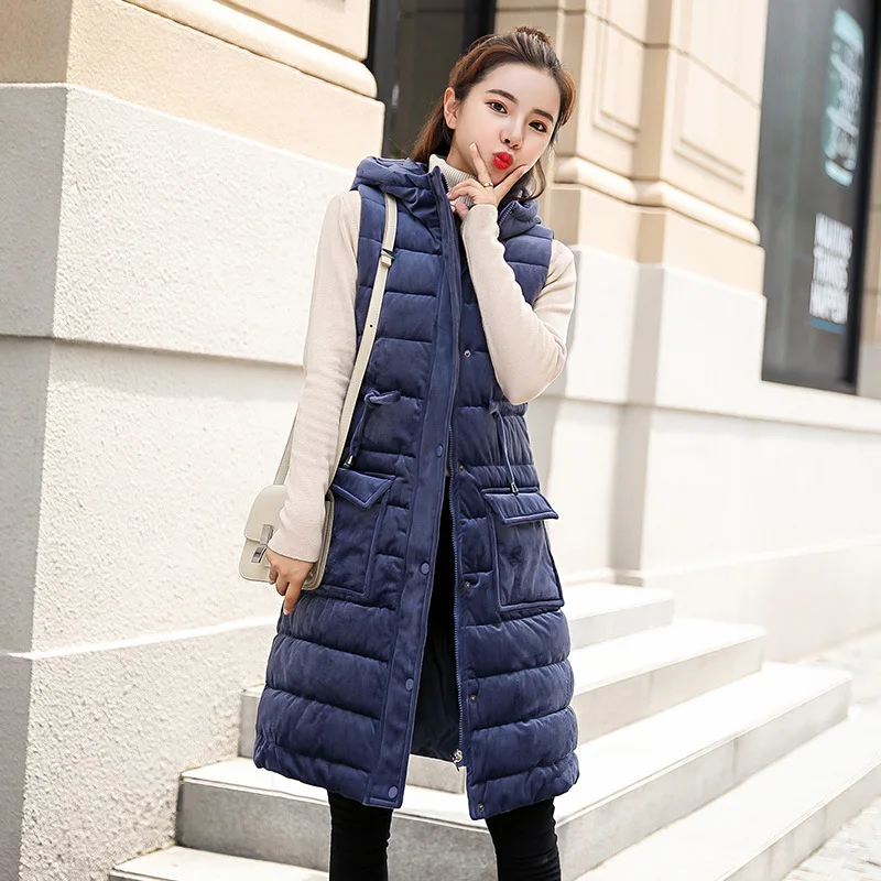 Code Lâche khaki Éclair Joker Hiver 2018 Offre Blue Manteau Fermeture Va hide Spéciale Facile Veste caramel Coton Filles Fonds De Nouvelle Coréenne Long Color Black Épaississement Polyester p6SHqvIIw