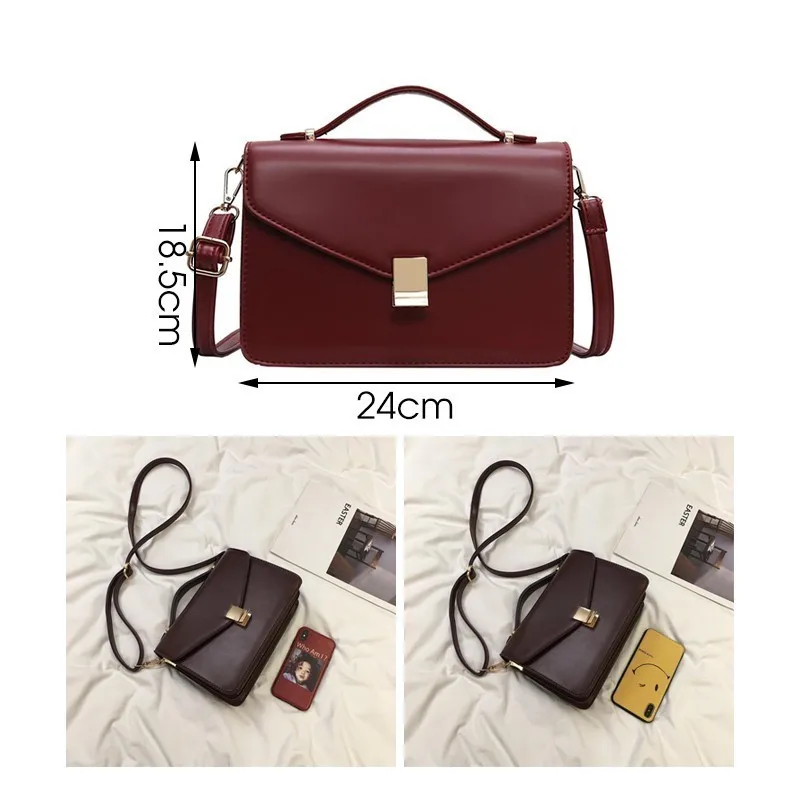 هيرالد الأزياء خمر الجلود الإناث أعلى-حقائب بيد صغيرة المرأة حقيبة كتف السيدات Crossbody حقيبة ساعي عارضة حقائب