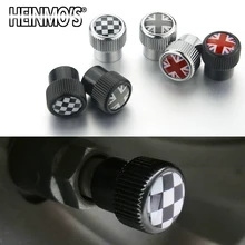 For MINI Cooper R56 R50 R53 R55 R60 Accessories Car Wheel Tire Valve Cap Cover For MINI F56 F55 F54 F60 F61 Countryman Clubman sun protection cool hat car logo for mini cooper s r53 r56 r60 f55 f56 r55 f60 clubman countryman roadster paceman car styling