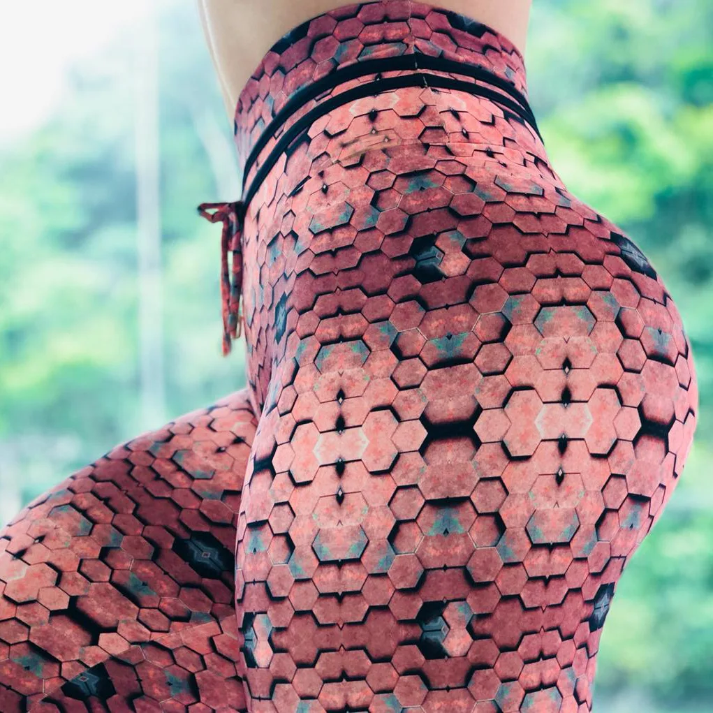 

Leggings Femme Fitness Push Up 3D Printed Leggings Women High Waist Workout Legging Pants Fashion Female Leggings Plus Size