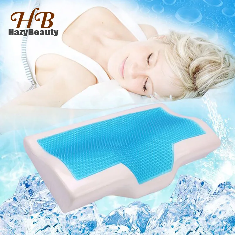 50*30 силиконовая гелевая подушечка в форме бабочки, подушка из пены с эффектом памяти, защита копчика, медленное отскок, летние прохладные подушки для сна