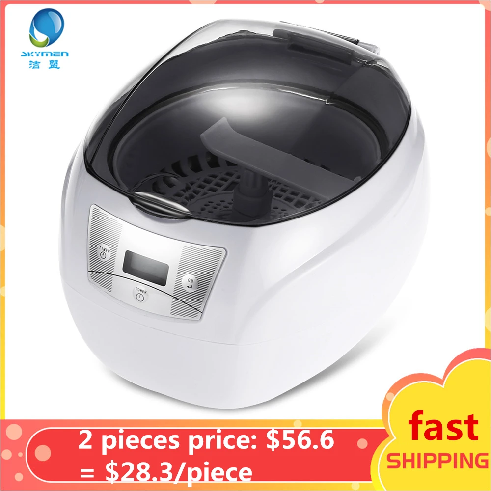 

SKYMEN JP-900S 750ML Large Tank Ultrasonic Cleaner Professional Washing Equipment With Dega Heating Timer Bath Ultrasound Washer