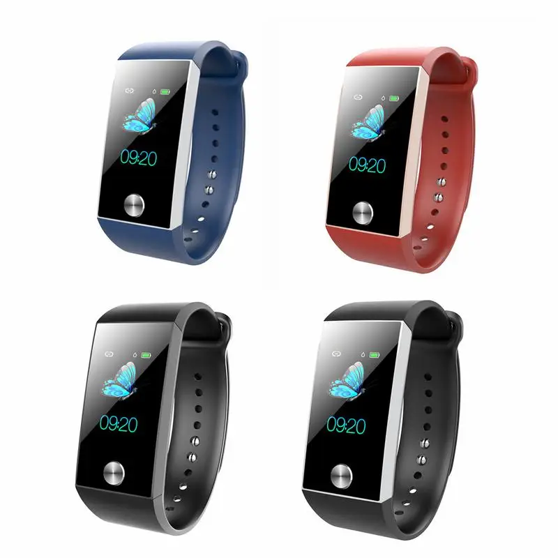 

1.14 Inch Color Screen Smart Bracelet Health Monitoring Heart Rate Blood Pressure Oxygen Monitoring IP67 Waterproof Sport Watch