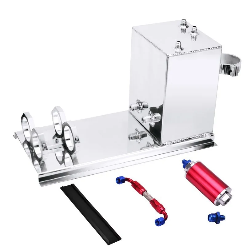 ESPEEDER Fuel Supply System 5L Silver Aluminum Racing Oil Catch Tank Can Original Package Universal Car Accessories | Автомобили и