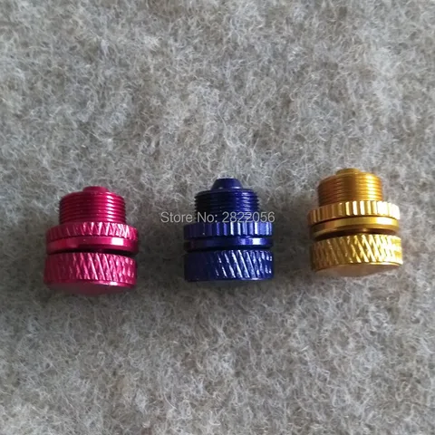 2pcs 3Color Aluminum Fuel Plug Dot Gas Glow Cap RC Nitro Powered Airplane Replacement Parts title=