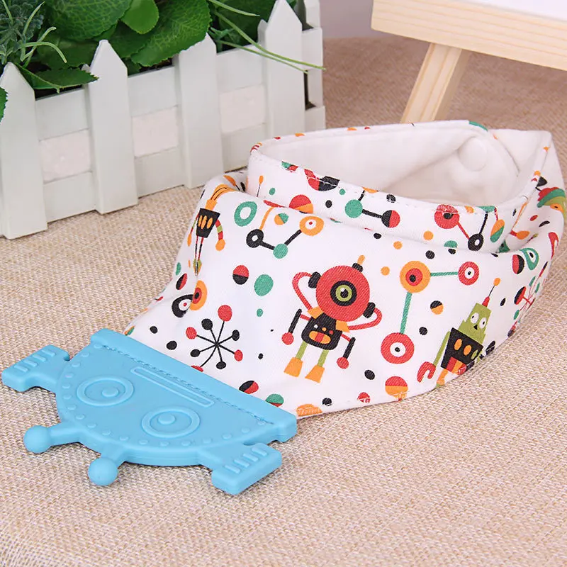 

Robot Dental Adhesive Saliva A Piece Of Cloth Baby Pure Cotton Saliva Pocket Baby Dental Adhesive Triangle A Piece Of Cloth