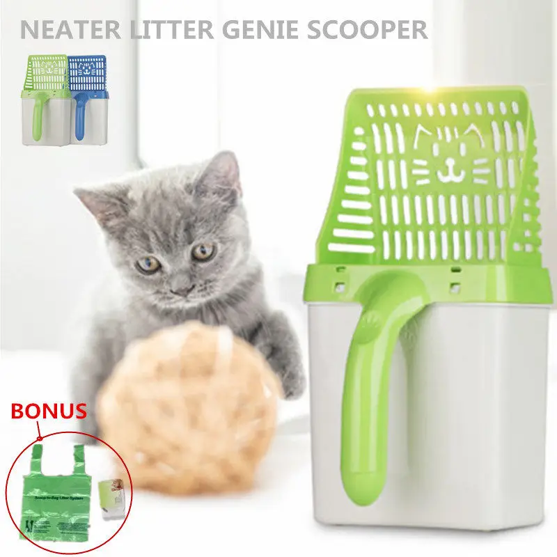 LUDA 1 шт. Neater помет Genie Scooper просеиватель Совок система котенок подстилка|Лотки и