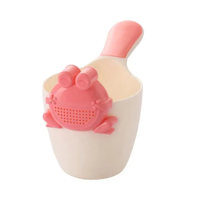 Cute Cartoon Washing Bathing Shower Cup Hair Cup Newborn Baby Shampoo Bailer Water Ladle Shower Toys For Children Bath Tool