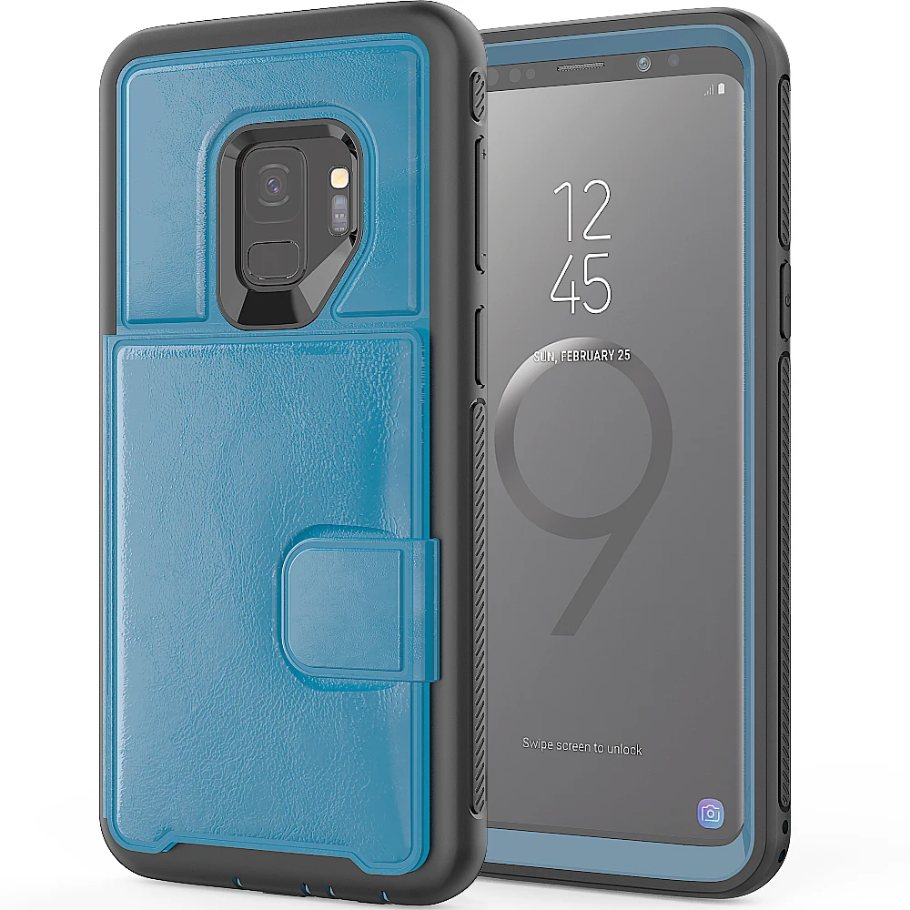 

For Samsung Galaxy S9 Plus Case Leather Magnetic PU Wallet Smart Flip Cover for Samsung Note 9 Case With Card Slot Phone Case