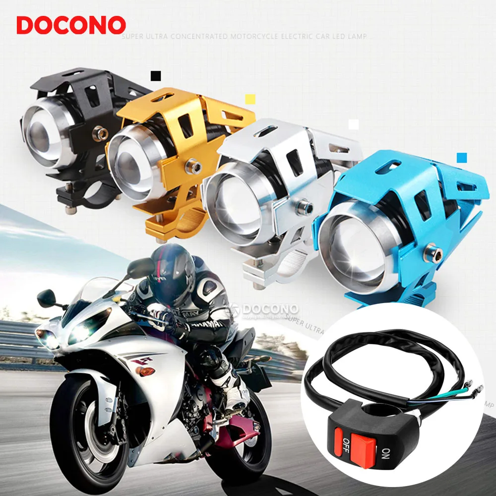 

Motorcycle LED Headlight U5 12V 3 Modes Universal For YAMAHA nmax 155 mt-03 xj6 diversion f For SUZUKI bandit 650s gn 125 etc.