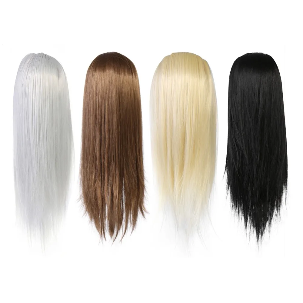 Длинные прямые женские волосы салон косметология, уход за волосами практичный Манекен Куклы для обучения в салоне Модель Инструменты для укладки волос