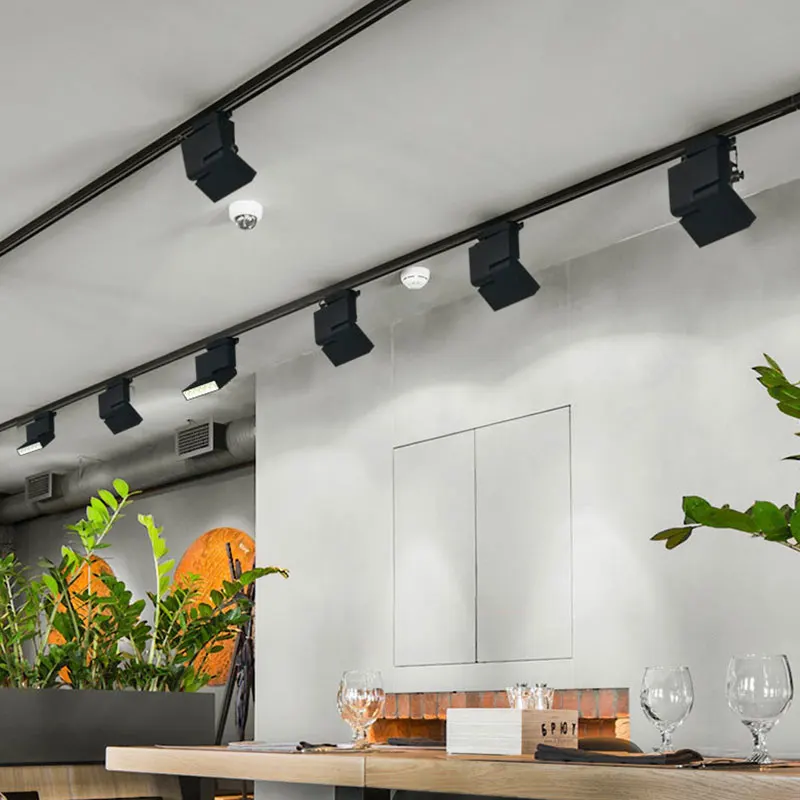 1pc 6w 12w Led Track Light Rotated Lighting Cob Spot Ceiling 6w 12w Led Track Light Rotated Lighting