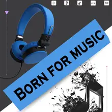 Проводная бас Hifi оголовье гарнитуры Складная музыка 105dB + 3dB