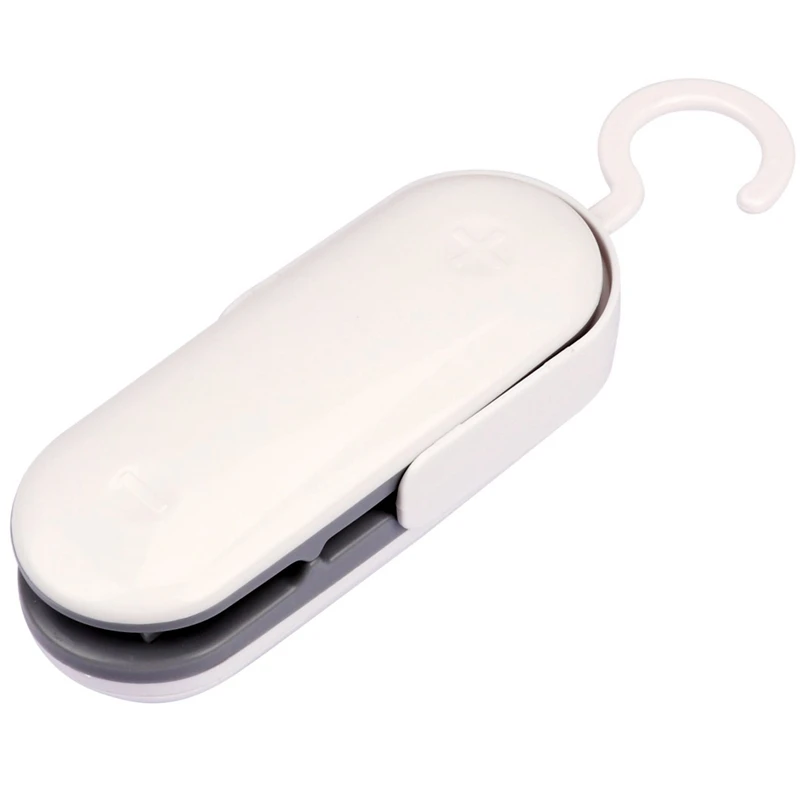 

NEW-Handheld Heat Bag Sealer Heat Sealer Smart Plastic Bag Sealer For Airtight Food Storage, Reseals Snack Bags, Heat Seals Pl