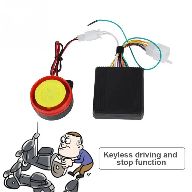 125 дБ 12 В Мотоцикл Противоугонная система охранной сигнализации скутер двойной скутер дистанционное управление полностью герметичный водонепроницаемый