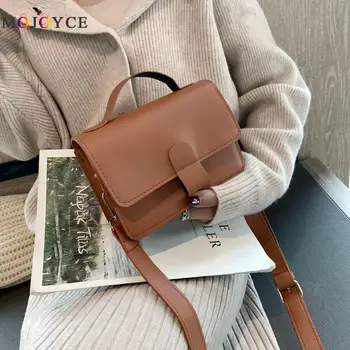 

Women Leather Satchel PU Shoulder Bags Women Small Messenger Bag Solid Color Crossbody Handbags