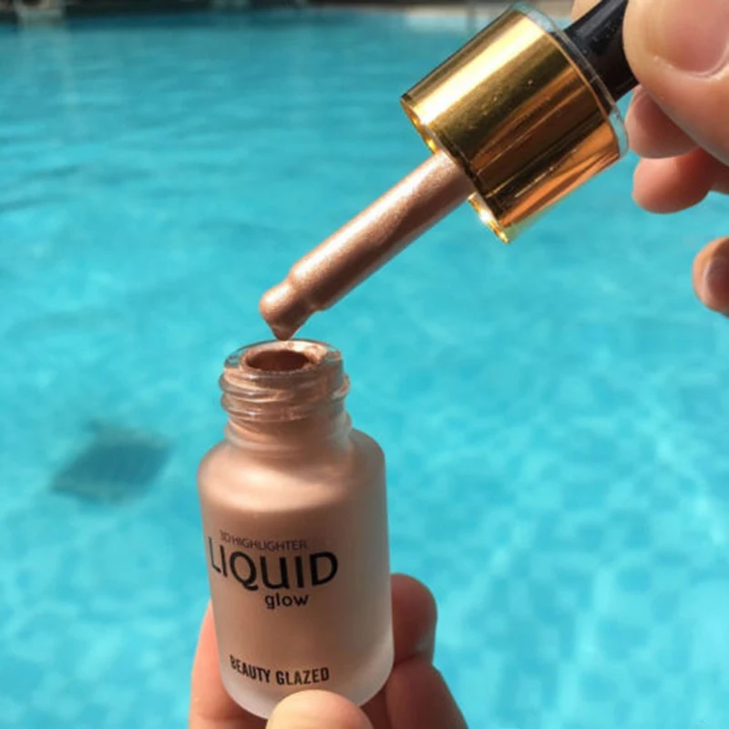 New Liquid Face Highlighter Illuminator Glow Cream Shimmer Bling Skin 15ml | Красота и здоровье