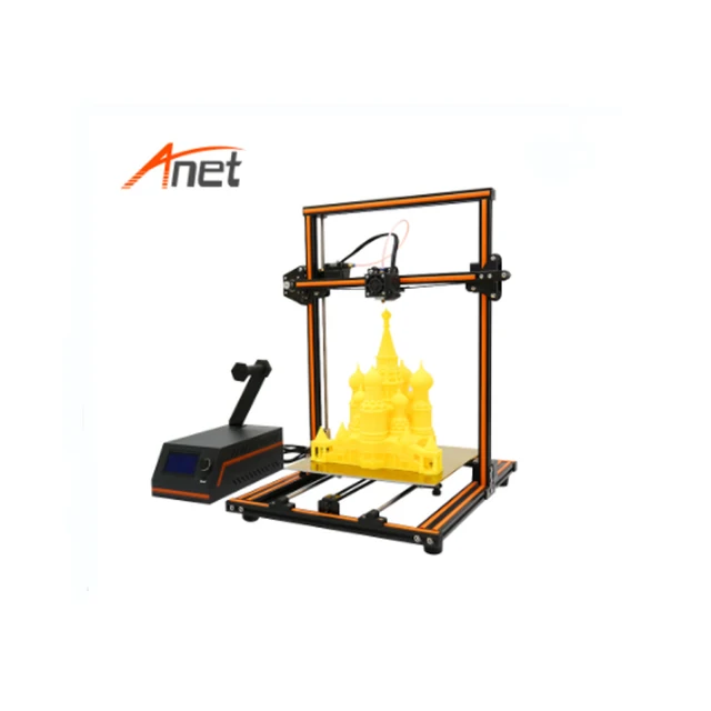 Best Offers Anet E12 Most Economic Elegant 3d Printer Kit Semi-Assemble 300*300*400MM Size Printing Volume Impressora 3d With Remote Feeding