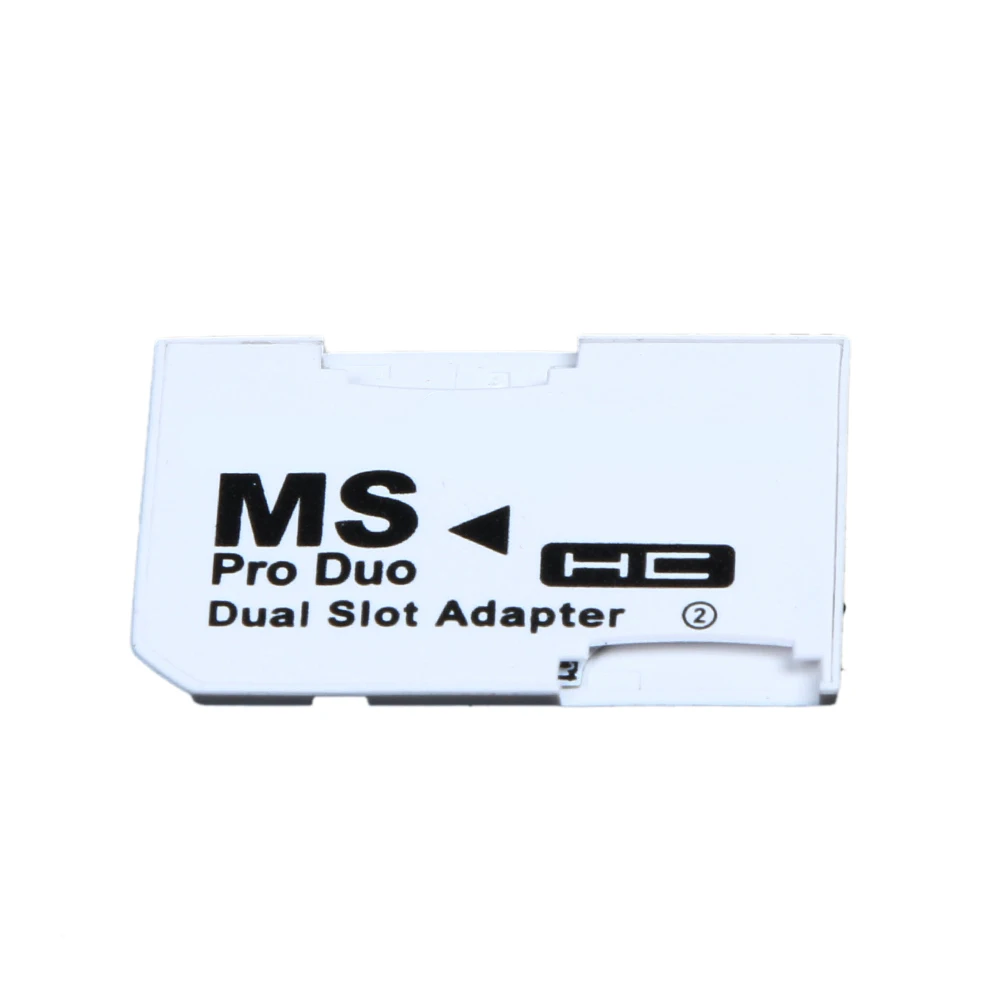 Новый двойной 2 слот Micro для SD SDHC TF карты памяти MS Pro Duo Reader адаптер