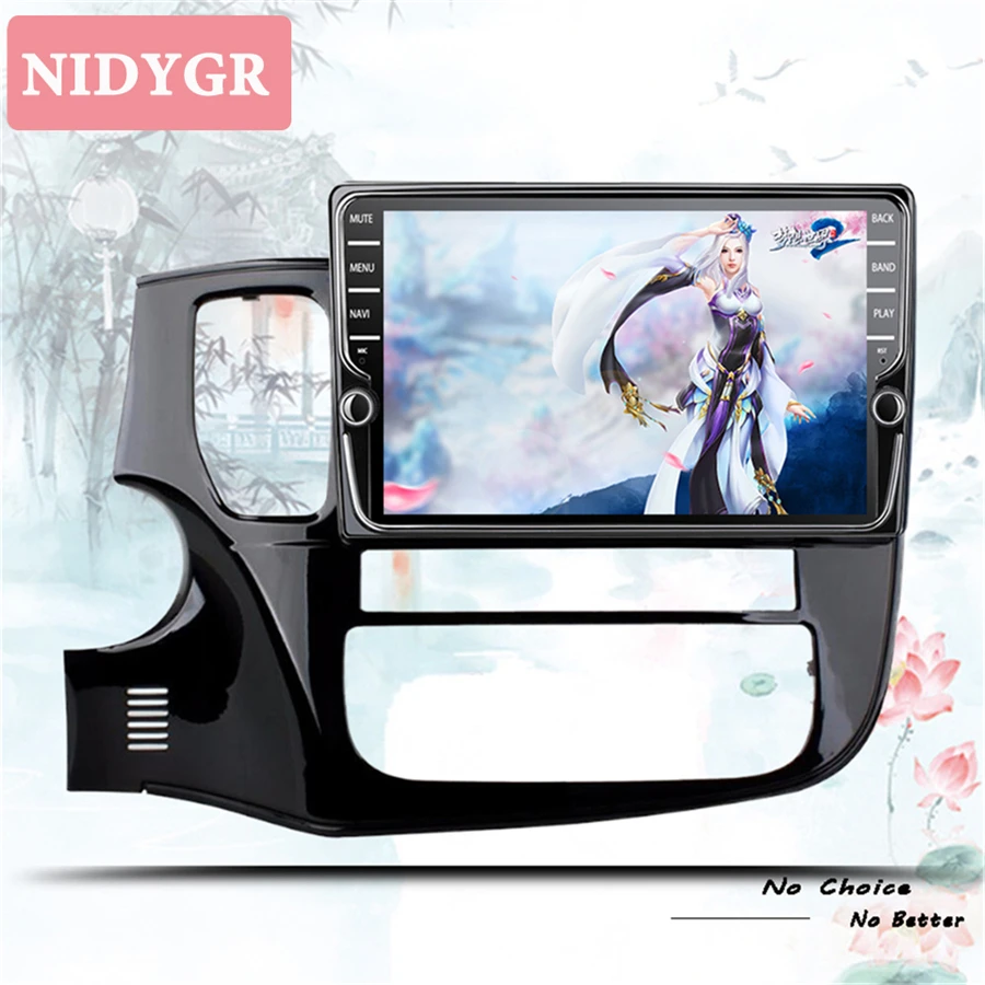 Excellent 4+64G Android 9.1 4G Car Radio Multimedia Player Navigation GPS For Mitsubishi Outlander 3 2012-2018 2 Din dvd Head Unit Carplay 5