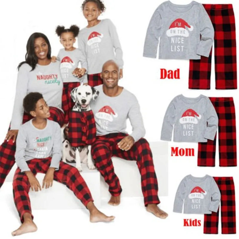 

Fashion Family Matching Christmas Pyjamas Xmas Parent-child Sleepwear 2019 Hot Sale Christmas Family Matching Pyjamas Nightwear