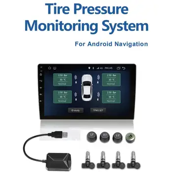 

Universal Car TPMS USB Connecting Android DVD/MP5 Navigation Large-size Screen Monitors Tire Pressure Monitoring System