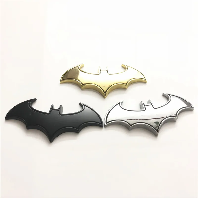 100x 3D наклейки металла Bat авто логотип автомобиля укладки металлический значок