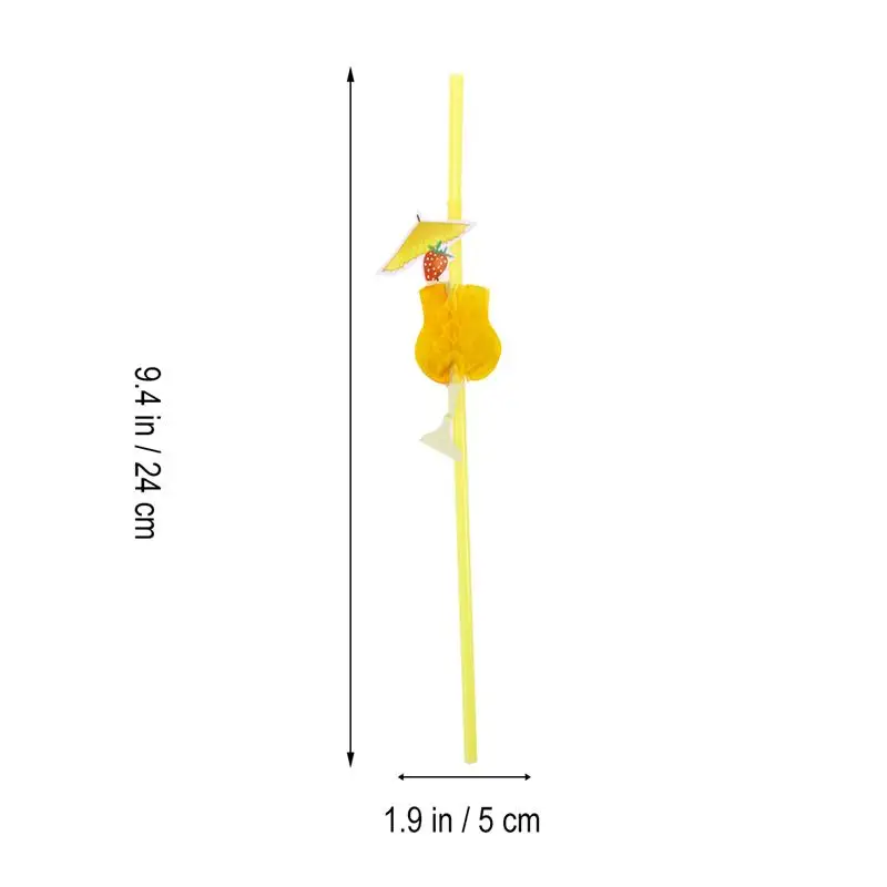 30 шт Гавайские праздничные соломенные сотовые бокал для вечеринок соломенные украшения для питья вечерние присоски от поставщиков
