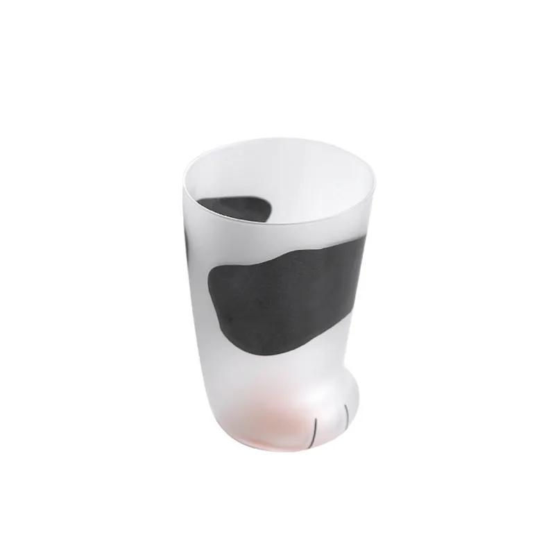 Creative Cute Cat Paws Glass Tiger Mug Office Coffee Mug Tumbler Milk CupSE 