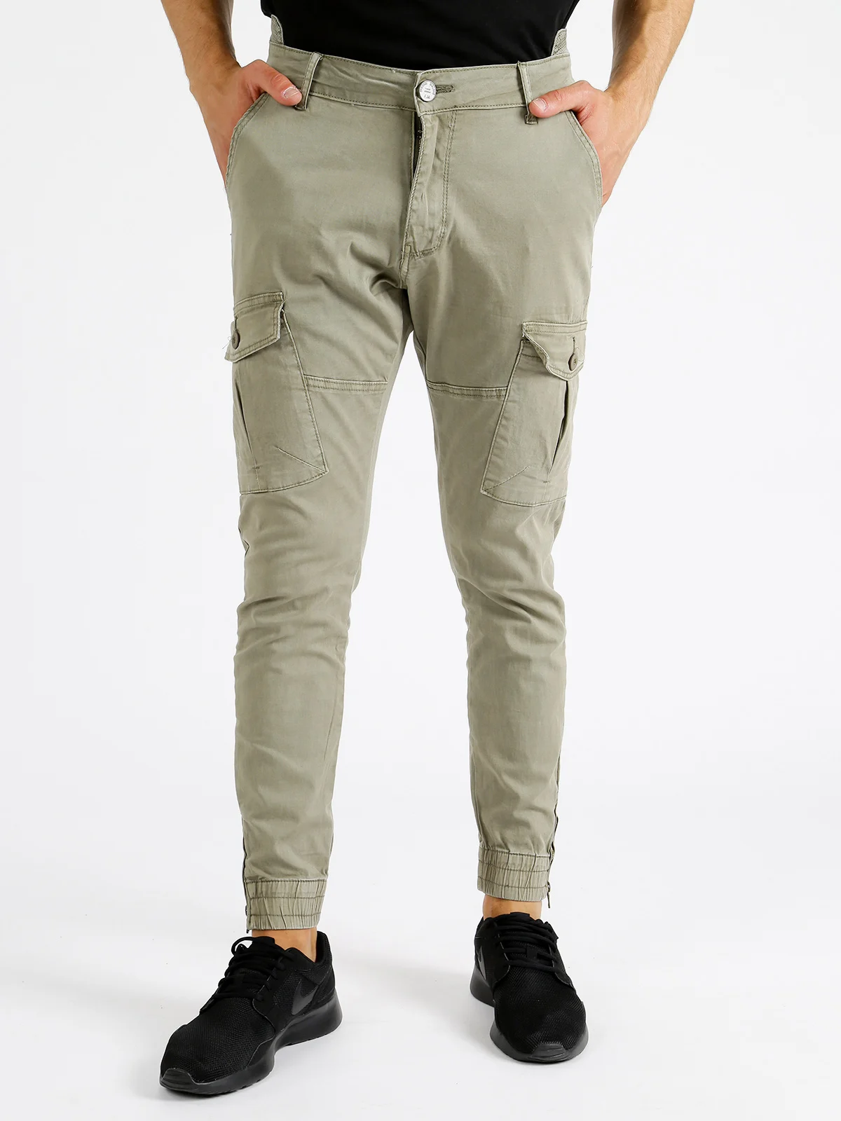 Cargo pants with cuffsin Casual Pants from Men's Clothing on