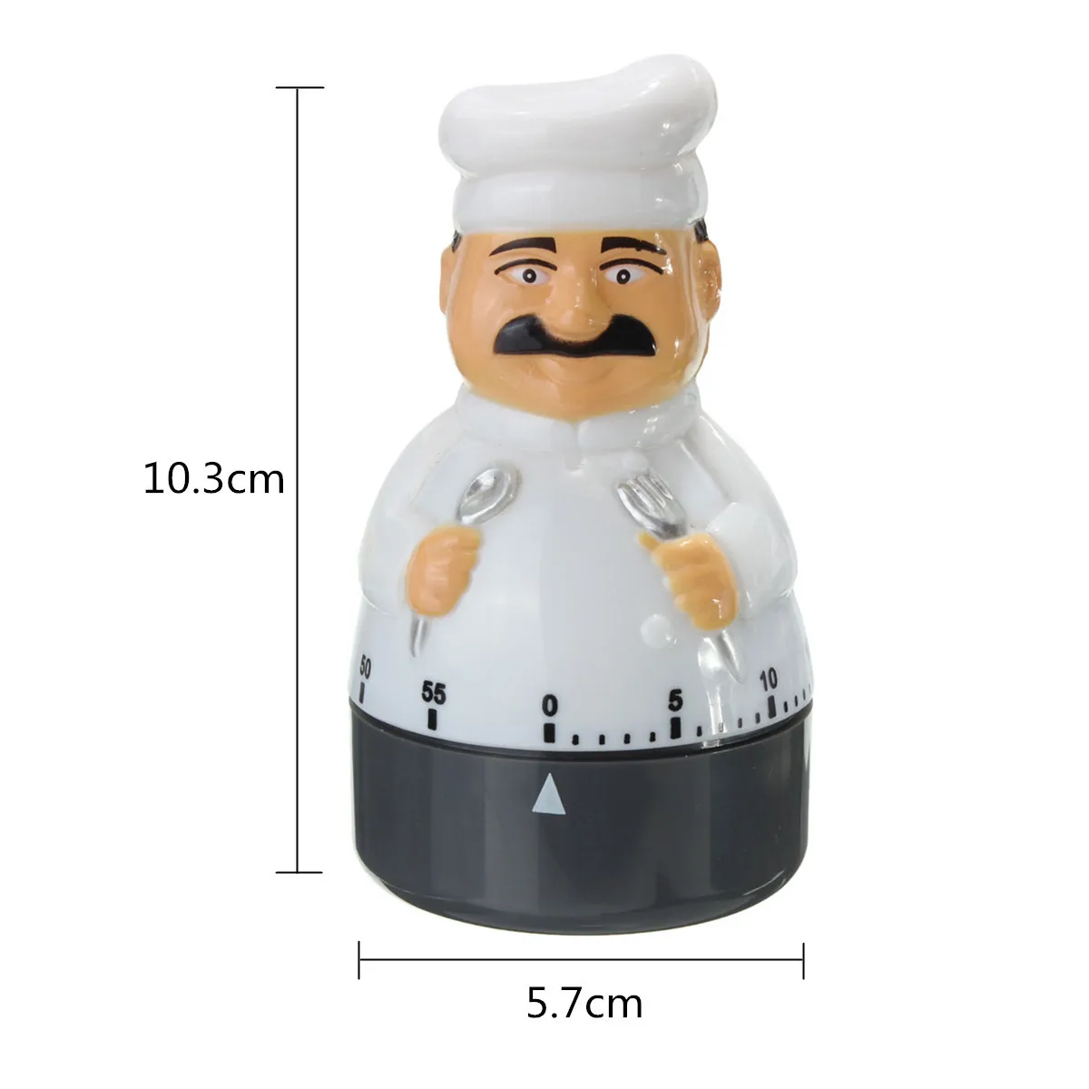 Kitchen Timer Analogue For Chef Cooking Food Alarm Clock Gadget Bell 60