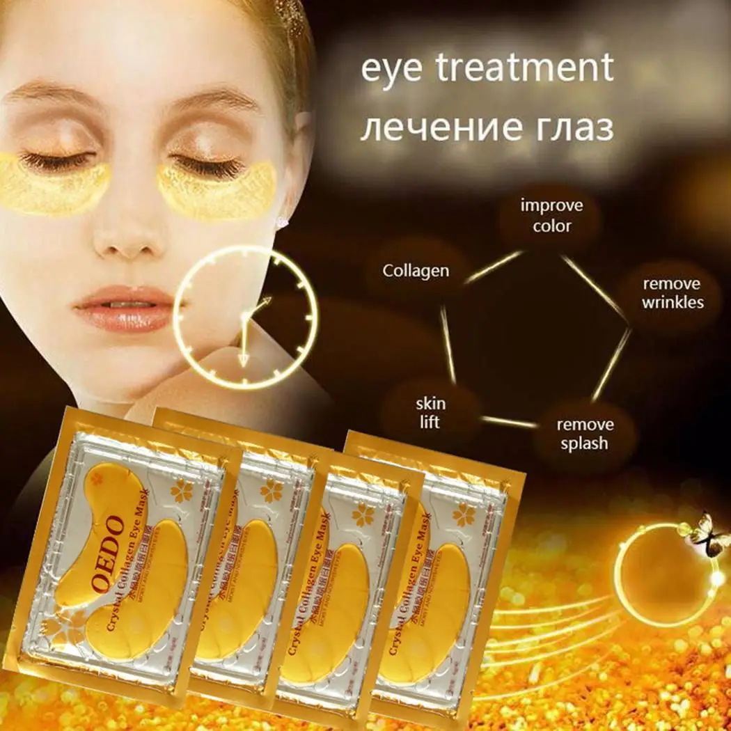 Online Kulit Perawatan Pelembab Anti Aging Anti Bengkak Crystal Kolagen Pasta China Witch Hazel Mata 6 G pair Masker Umum
