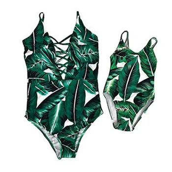 

Mommy And Me Swimsuit Summer Family Look Mother Daughter Swimwear Family Swimsuit One Piece Bikini Sexy Women Swimsuit Beachwear