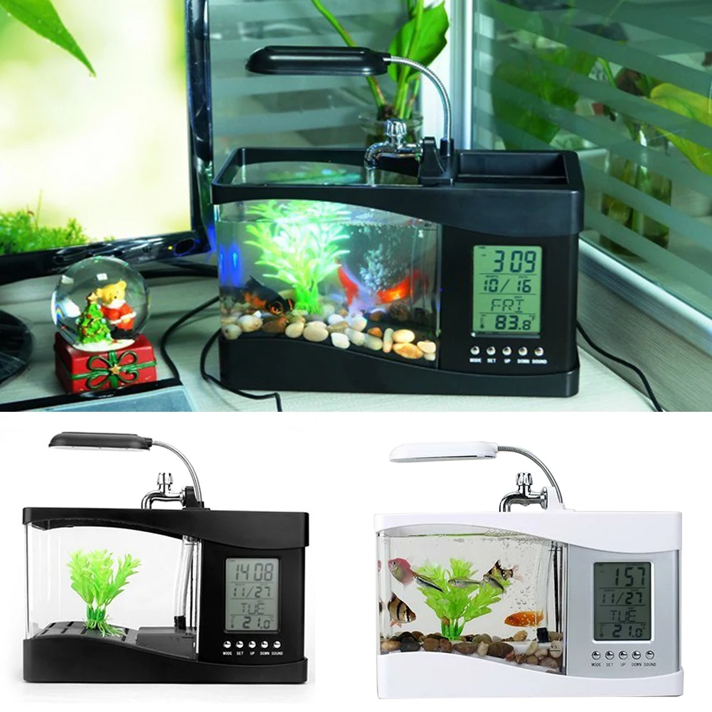 Buy With Calendar Clock Timer Alarm LCD Display Fish