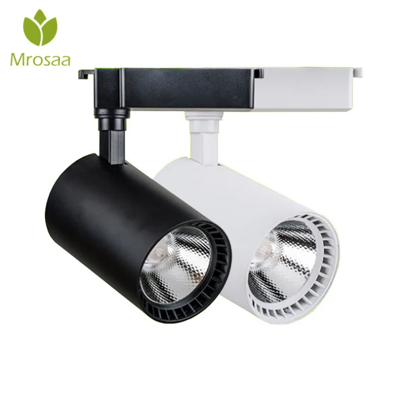 Black Track LED Light Lamp Tracking Fixture For Store Shop Mall Exhibition 