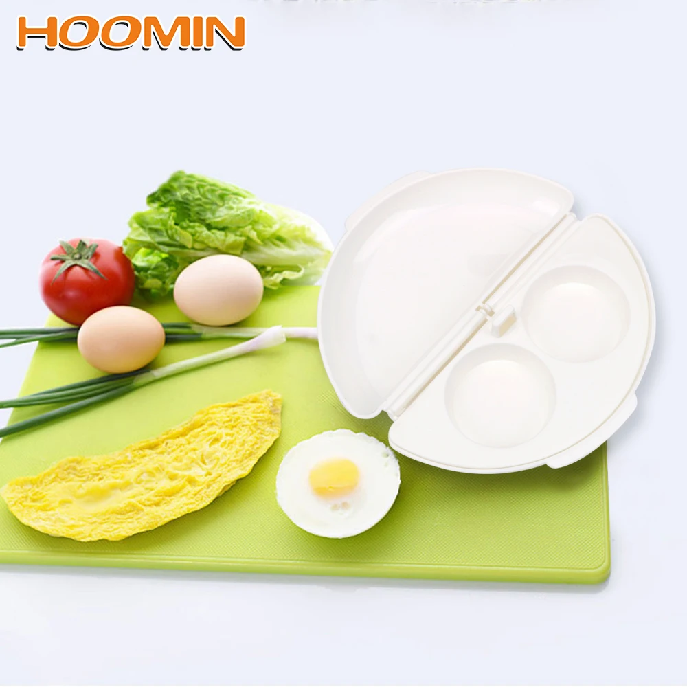 

HOOMIN Microwave Omelet Cooker Pan Breakfast Eggs Omelette Steamer Multifunctional Egg Tools For Home Kitchen Gadgets