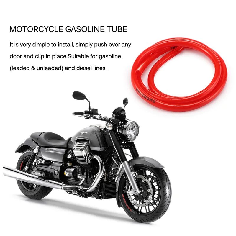 

1M Car Motorcycle Fuel Pipe Tubing Petrol Line Synthetic Material Gas Line Hose Tube Leaded And Unleaded Oil Dirt Fuel