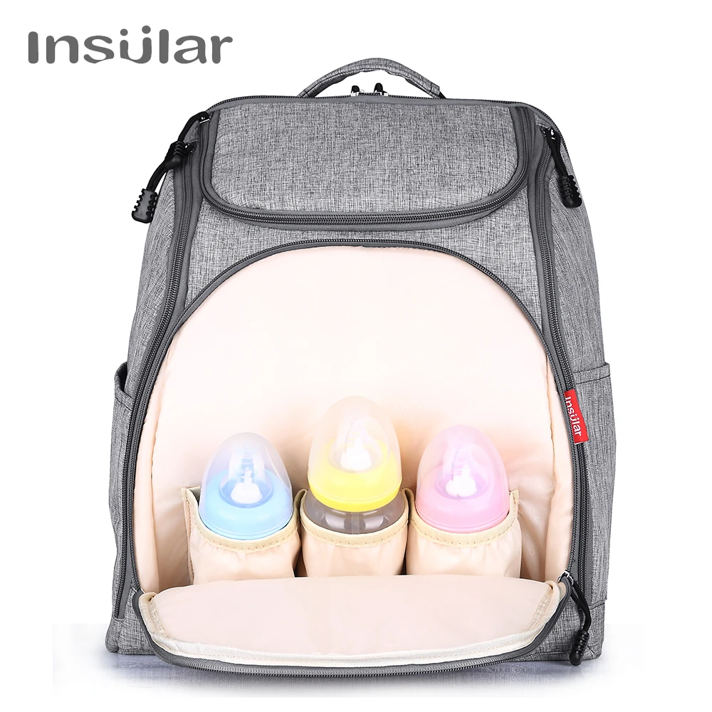 

INSULAR Diaper Bag Mother Tote Bag Nappy Changing Bags Large Capacity