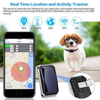 到着 Ip67 防水ペット襟 Gsm Agps Wifi ポンドライト Gps トラッカーペット犬猫用牛羊追跡ロケータ