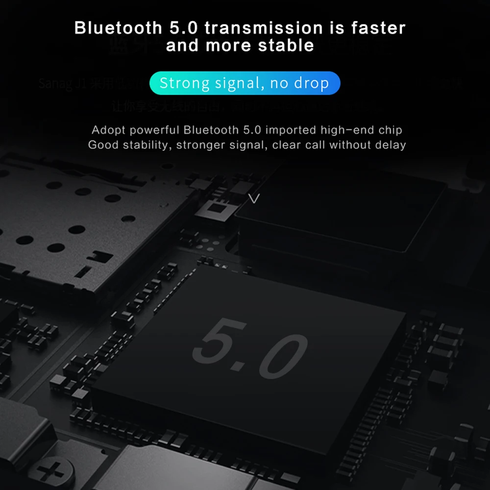 TWS беспроводные Bluetooth наушники для телефона спортивные мини настоящие 5 0