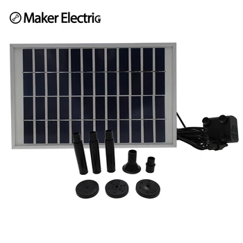 

Solar Water Pump MKGY-D-005 DC 12V 300mA Pump Brushless Motor Water Pump Solar fountains miniature landscape Free Shipping